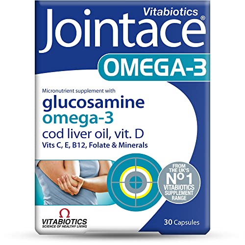 Jointace Omega-3: etiqueta frontal para identificar contenido y dosis.
