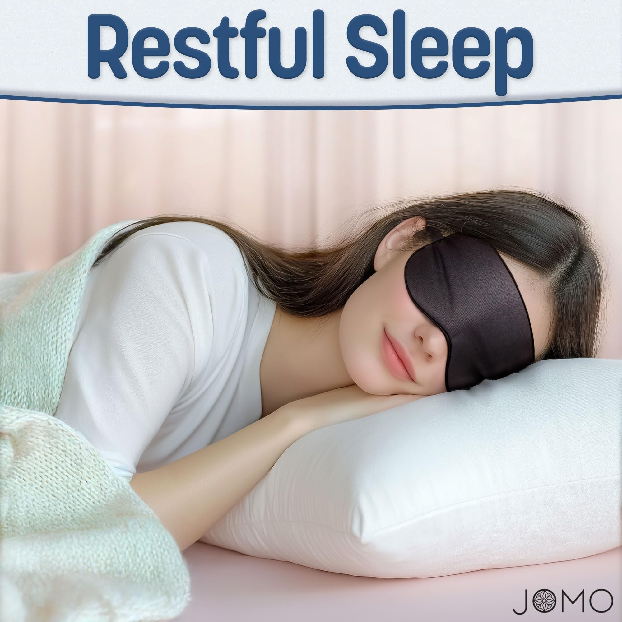 Tejido Tencel ultra suave de JOMO para máxima comodidad nocturna.