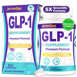 Cápsulas de Jorrwatee GLP-1 en botella para uso diario.