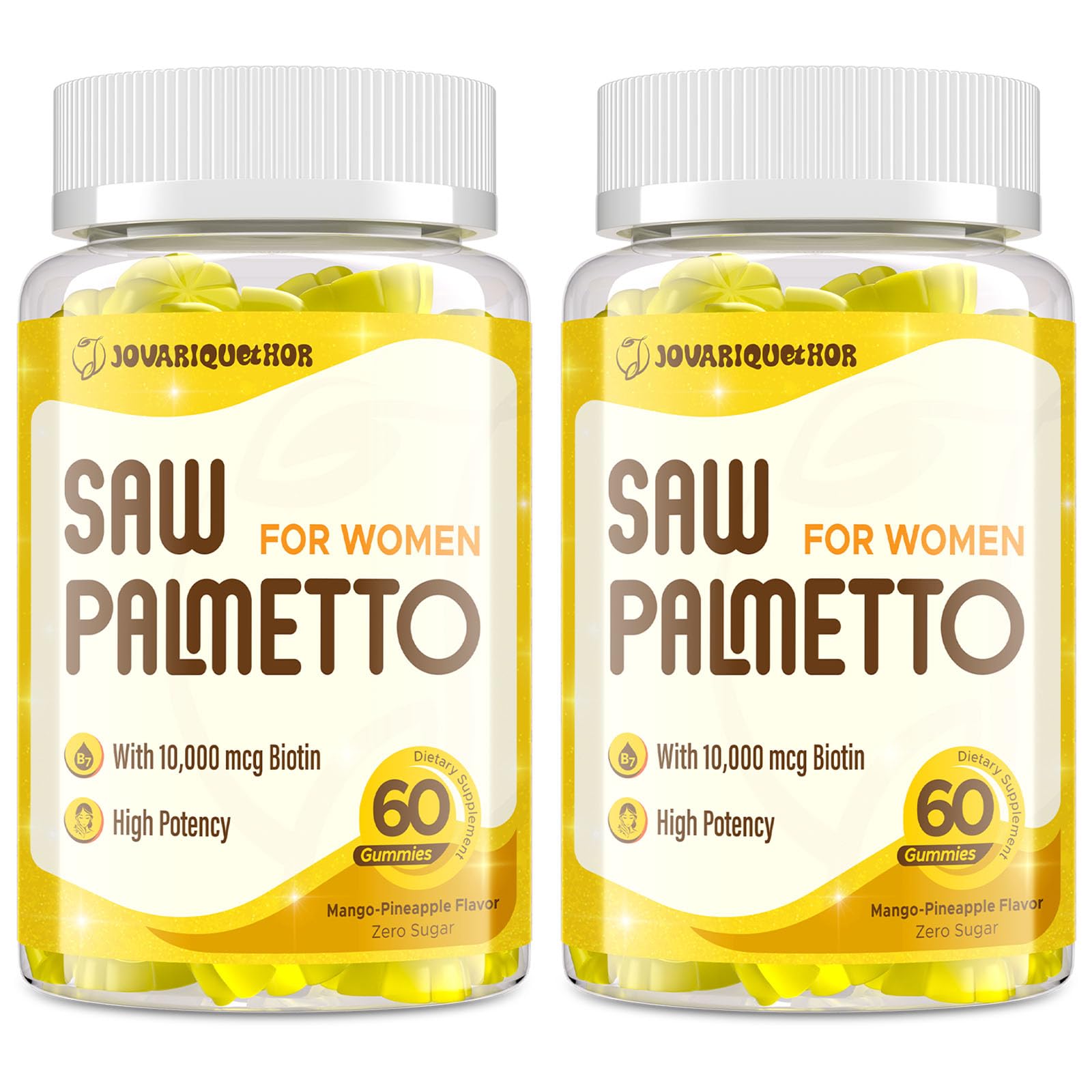 Gomitas Jovariquethor Saw Palmetto sabor mango-piña para uso diario