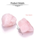 Jovivi cuarzo rosado crudo para proyectos de joyería y Reiki.
