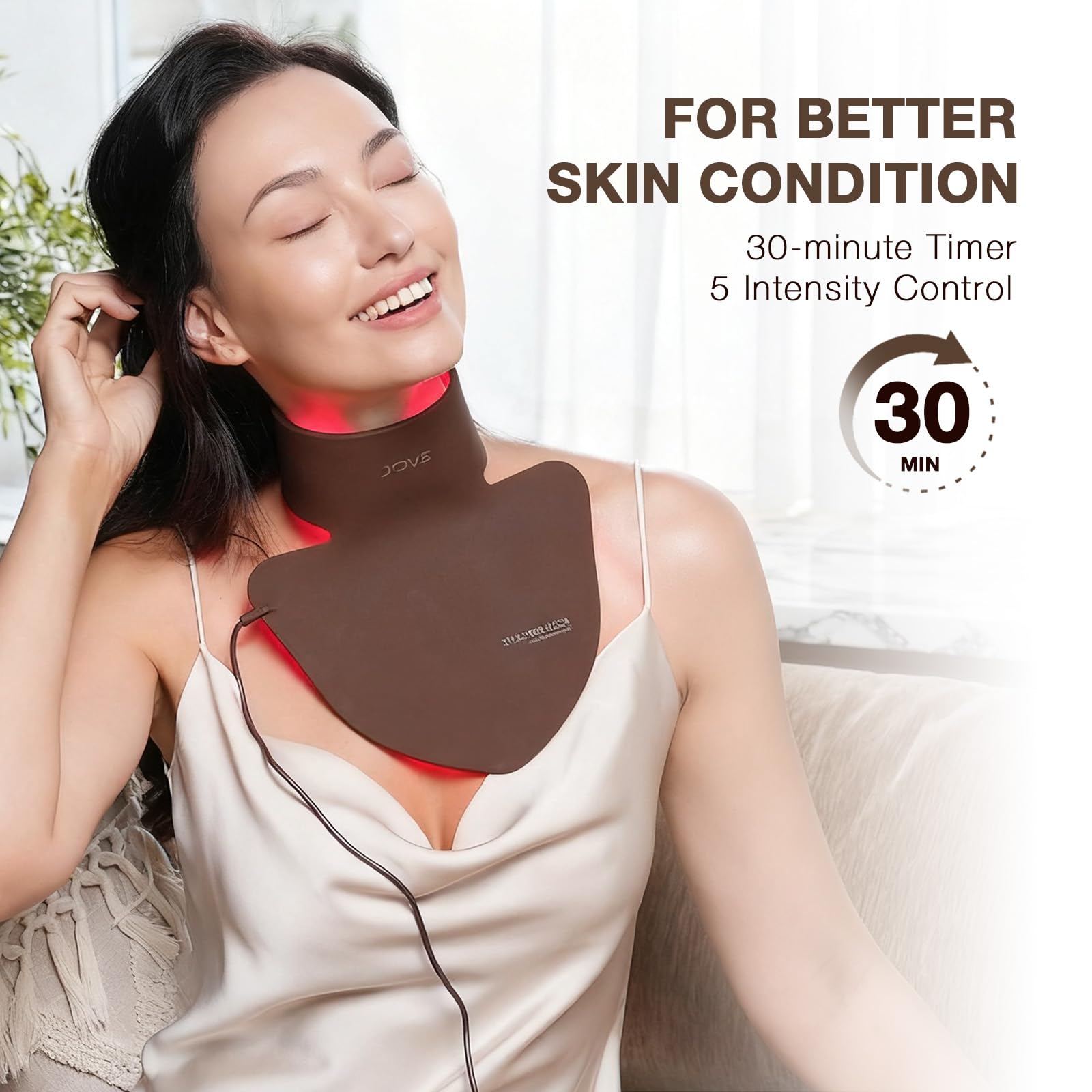 Uso sin cables con la mascarilla JOVS.