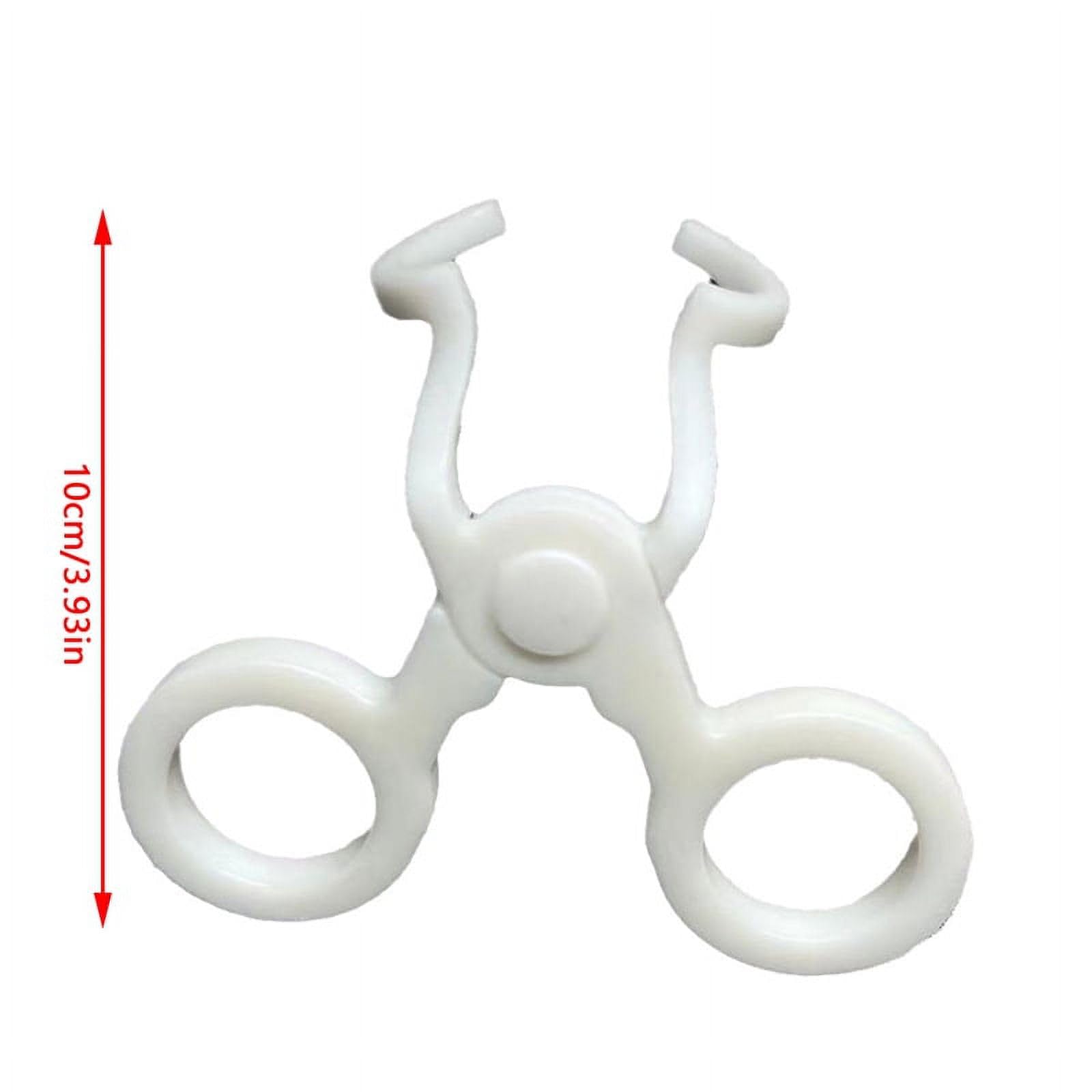 Jowxsx aplicador de lentes blanco, diseño ergonómico para manejo estable.
