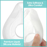 JoyHi cojin AirFit F20, fácil limpieza con paño.