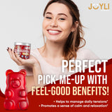 Gomitas ashwagandha JOYLI Nutrition etiqueta detallada promueven tranquilidad para el descanso