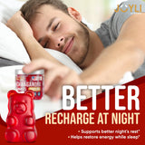 Frasco JOYLI Nutrition con gomitas consumo nocturno para una noche serena