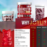Sabor frutal de JOYLI Quercetin Gummies, agradable experiencia de consumo.