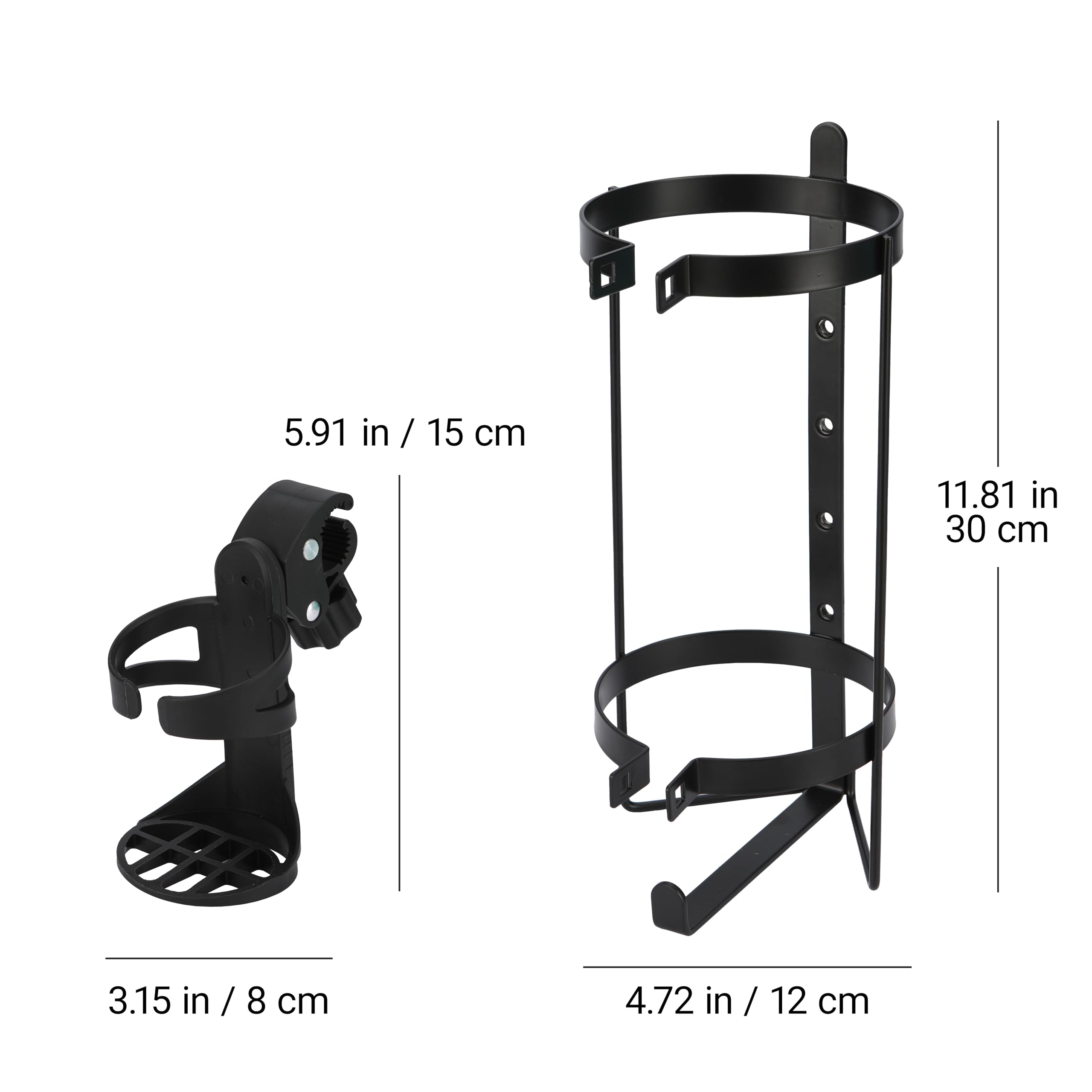 Joymaney porta-tanque de oxígeno con fijación para cilindros D y E y tubos compatibles