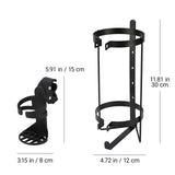 Joymaney porta-tanque de oxígeno con fijación para cilindros D y E y tubos compatibles