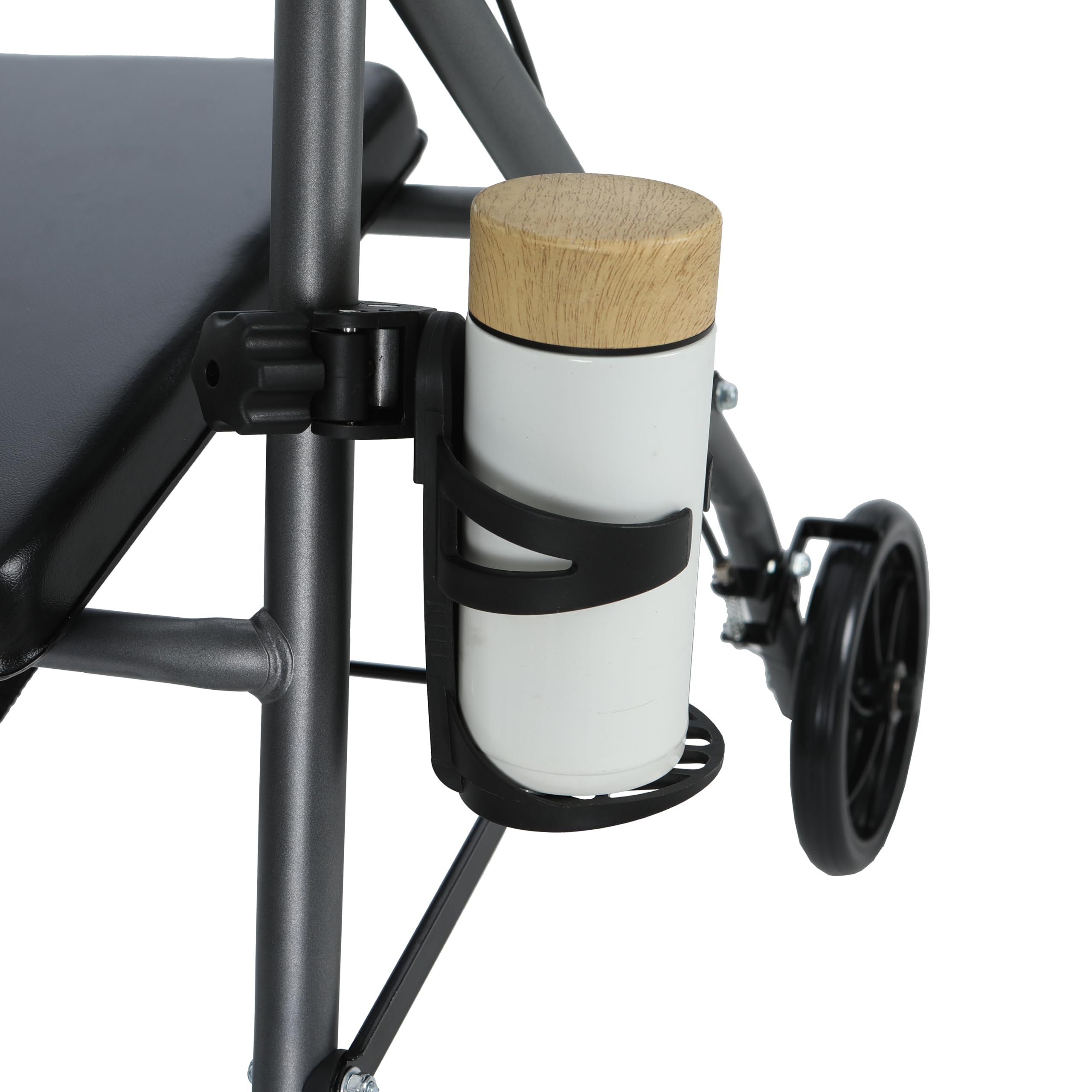 Joymaney porta-tanque para tubo de 25–28,6 mm en walker con montaje estable