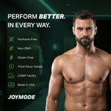 JOYMODE etiqueta muestra dosis de ashwagandha, DIM y minerales