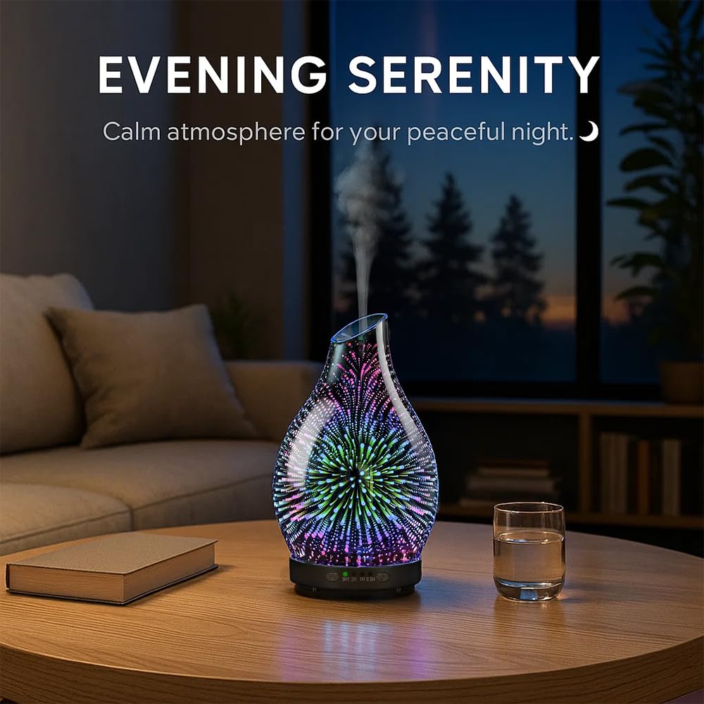 JOYOLO difusor con 7 colores de luz para crear ambiente.