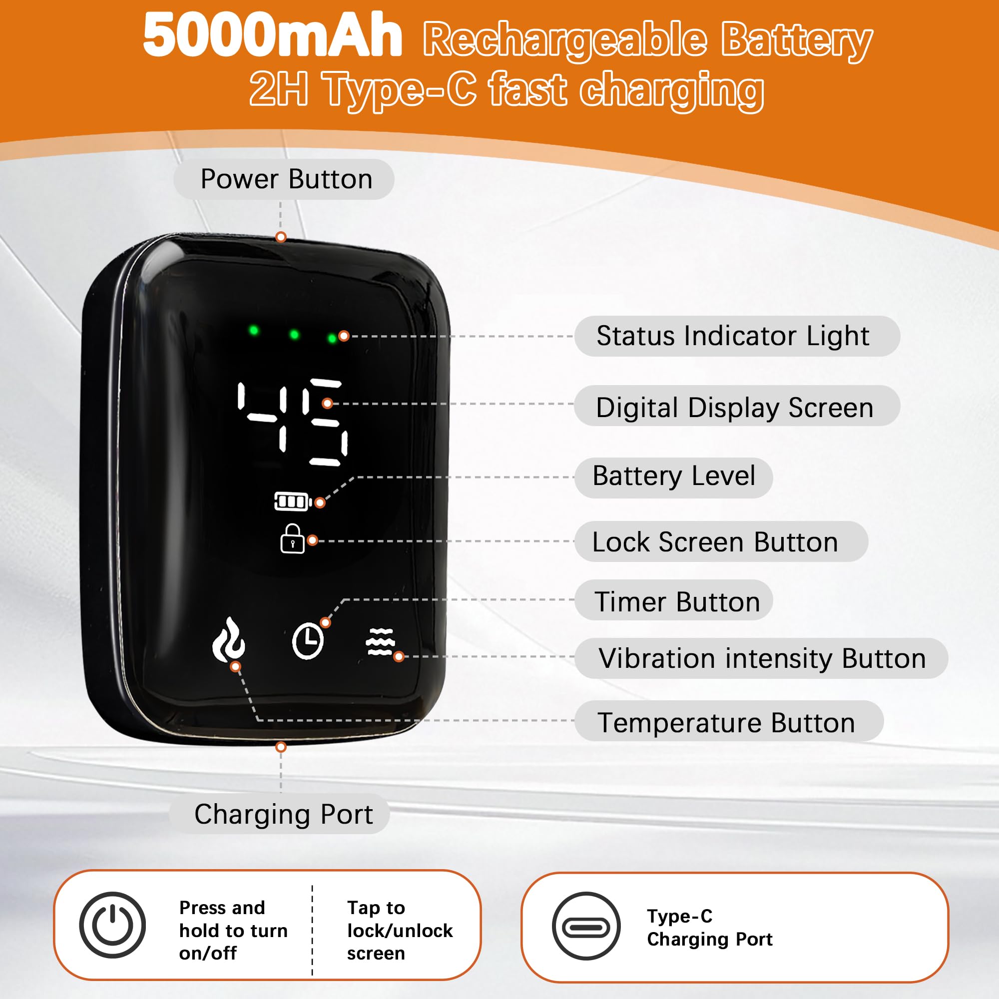 Joyset batería de 5000 mAh para uso sin cable.