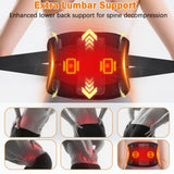 Joyset almohadilla de calor inalámbrica con masaje para espalda y relajación.