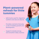JoySpring Detox Niños etiqueta: muestra ingredientes naturales