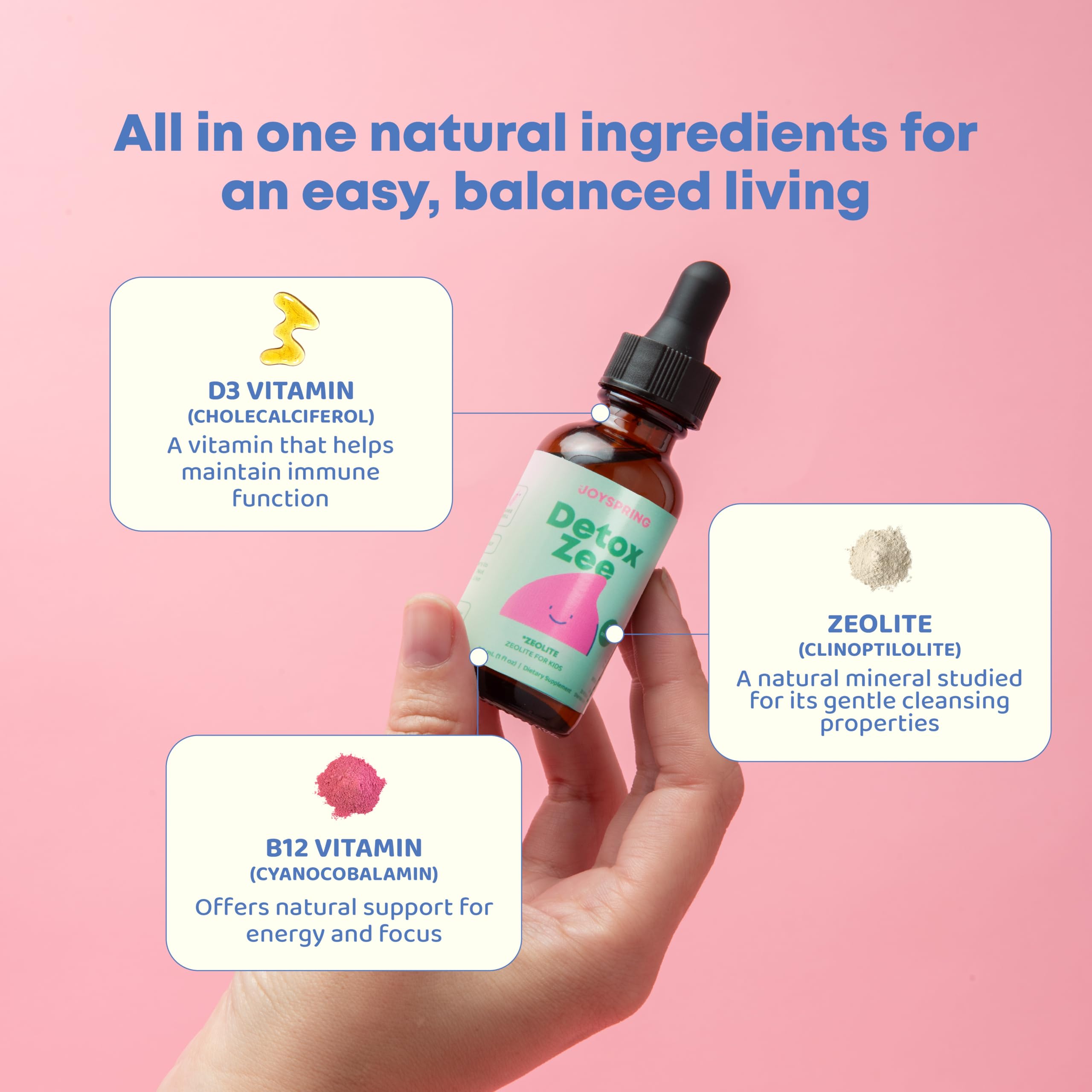 Componente clinoptilolita en DetoxZee como mineral base.