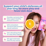 JoySpring elderberry zinc para niños, jarabe suave para fortalecer defensa natural.