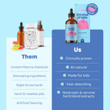 JoySpring Genius Drops: etiqueta con ingredientes naturales como Ginkgo Biloba.