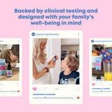 JoySpring Genius Drops: líquido rosado natural y agradable.