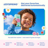 JoySpring Genius Drops caja de presentación completa.