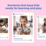 JoySpring Genius Drops Smartberry Vanilla: sabor vainilla para rutina escolar más agradable