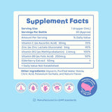 JoySpring Ninos B Complex: dosis diaria fácil de medir.