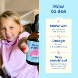 JoySpring Ninos B Complex: ingredientes como saúco, zinc y vitamina C.