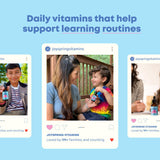 JoySpring Ninos B Complex: niño usando el producto en su rutina diaria.