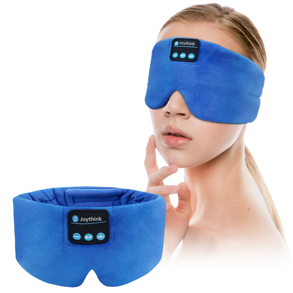 Joythink mascarilla de seda para dormir con oscuridad total y comodidad.