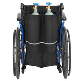 JOYTUTUS porta-tanque oxígeno para silla de ruedas: seguro y estable durante el traslado.