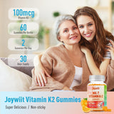 Joywiit K2 Gomitas, envase resistente ideal para viajes.
