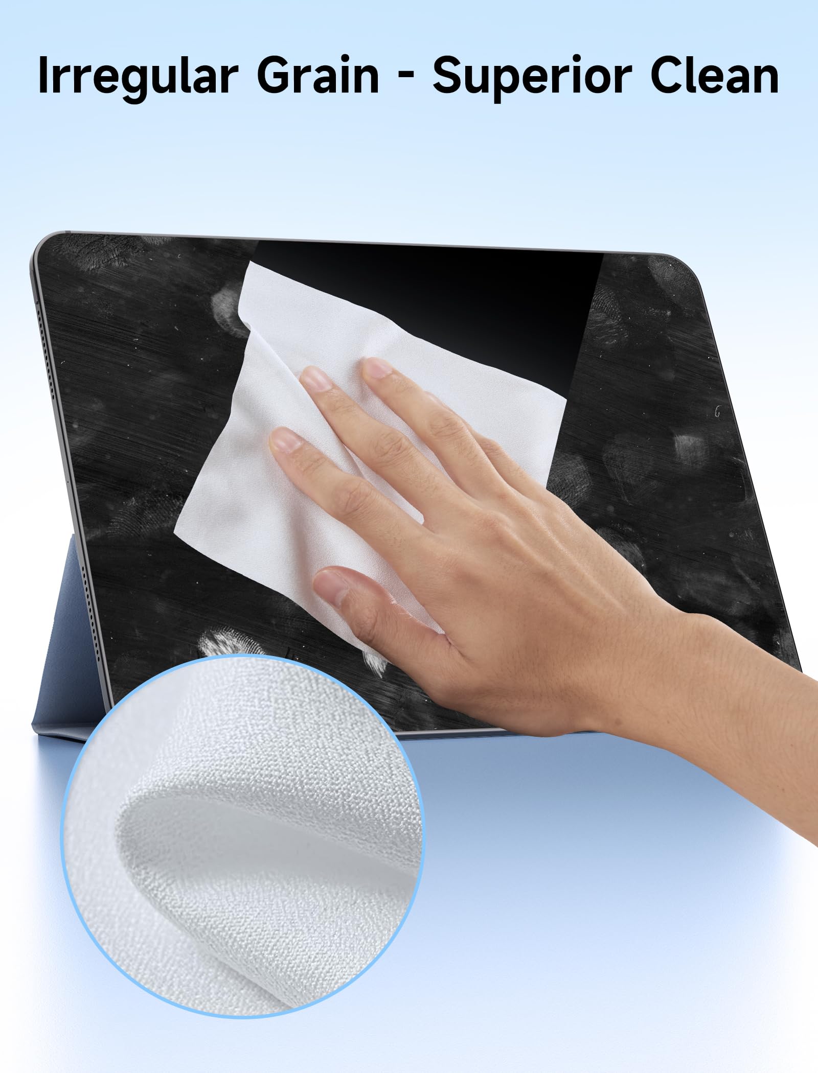 Paño microfibra JSAUX lavable y reutilizable ofrece limpieza sostenible