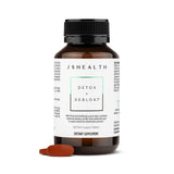 JSHealth Detox: botella frontal que sugiere apoyo a la digestión y menor hinchazón