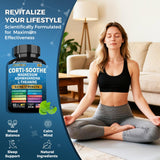 Corti-Soothe capsulas cercanas, consumo diario sencillo.
