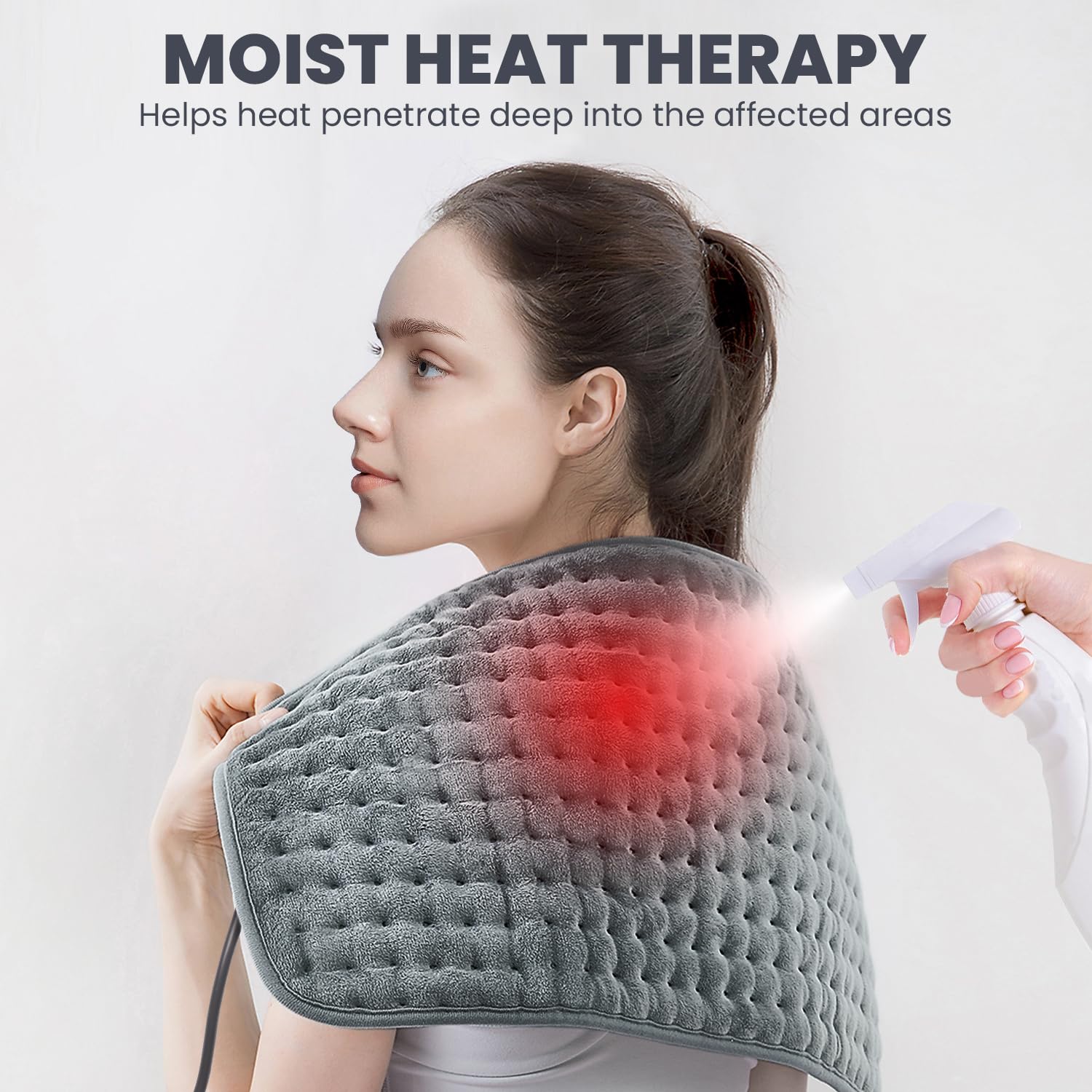 Almohadilla Jubeoyey para abdomen, calor cómodo para molestias temporales