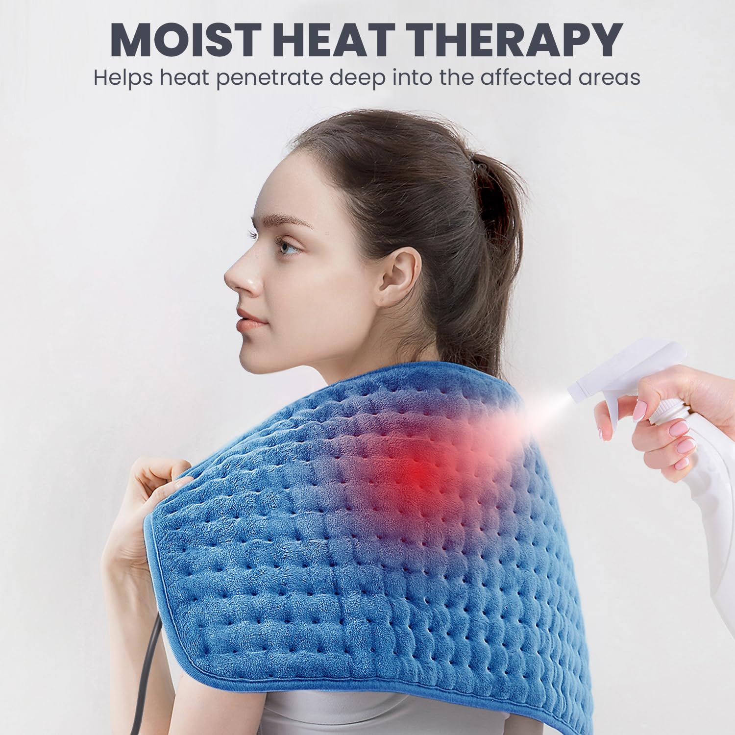Almohadilla Jubeoyey para rodilla, calor focal para mayor comodidad.