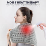 Almohadilla Jubeoyey para espalda con calor profundo; relajación de zonas tensas.