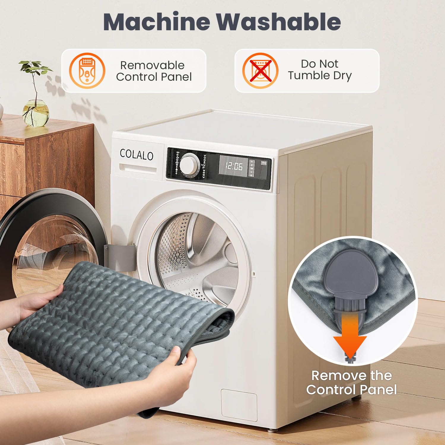 Controles LCD de Jubeoyey, ajuste rápido de calor y temporizador