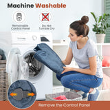 Lavable a máquina para facilitar la limpieza tras cada uso.
