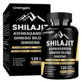 Juebingy Shilajit Capsulas: botella de cápsulas lista para apoyar la vitalidad diaria.