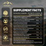 Juebingy Shilajit Capsulas: dosis de 1300 mg para energía sostenida.