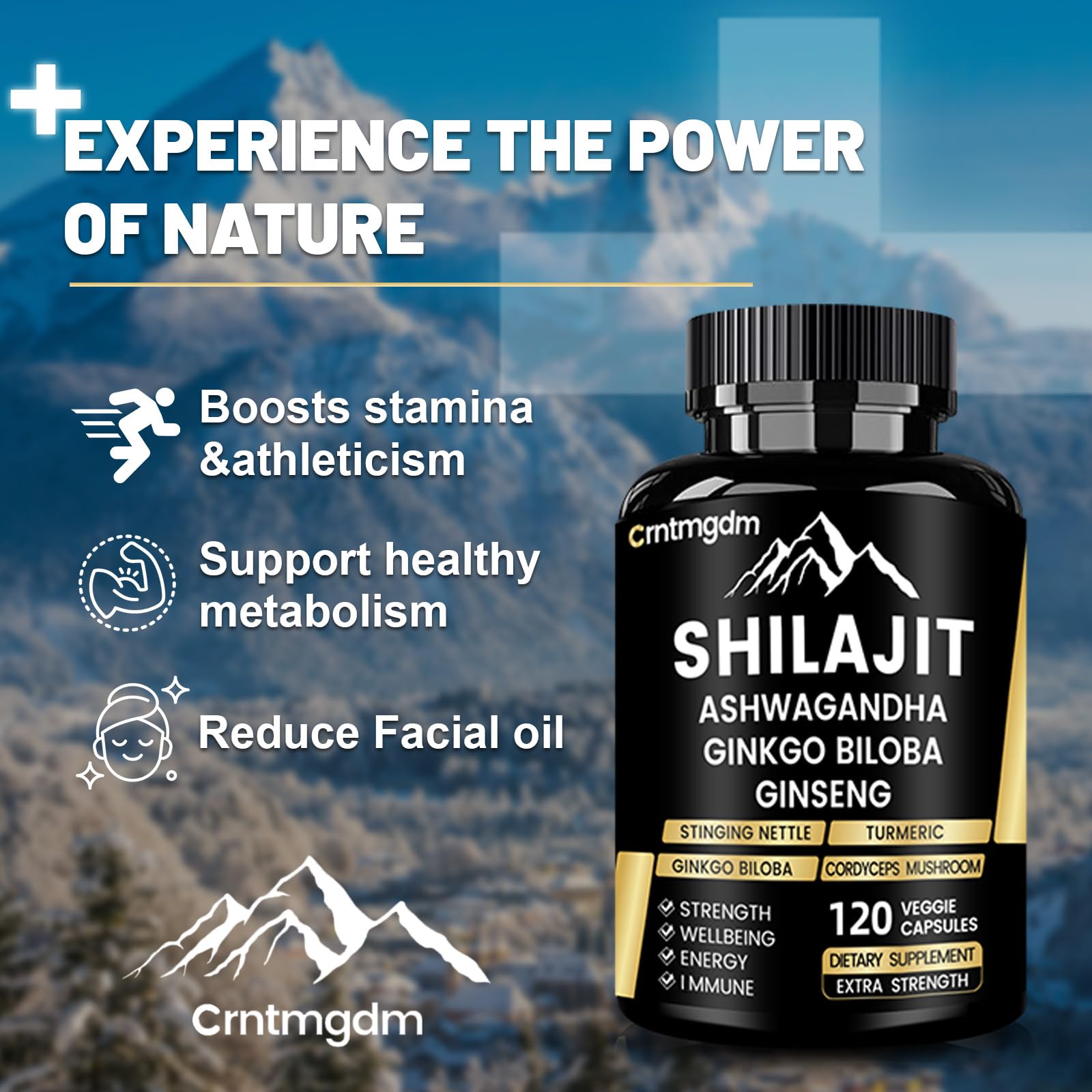 Juebingy Shilajit Capsulas: origen Himalayo para pureza natural.