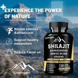 Juebingy Shilajit Capsulas: origen Himalayo para pureza natural.