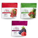 Juice Plus+ gomitas, empaque-3-bolsas para consumo diario.