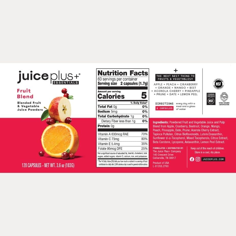 Juice Plus+ piel-radiante: cápsulas para favorecer una apariencia saludable.