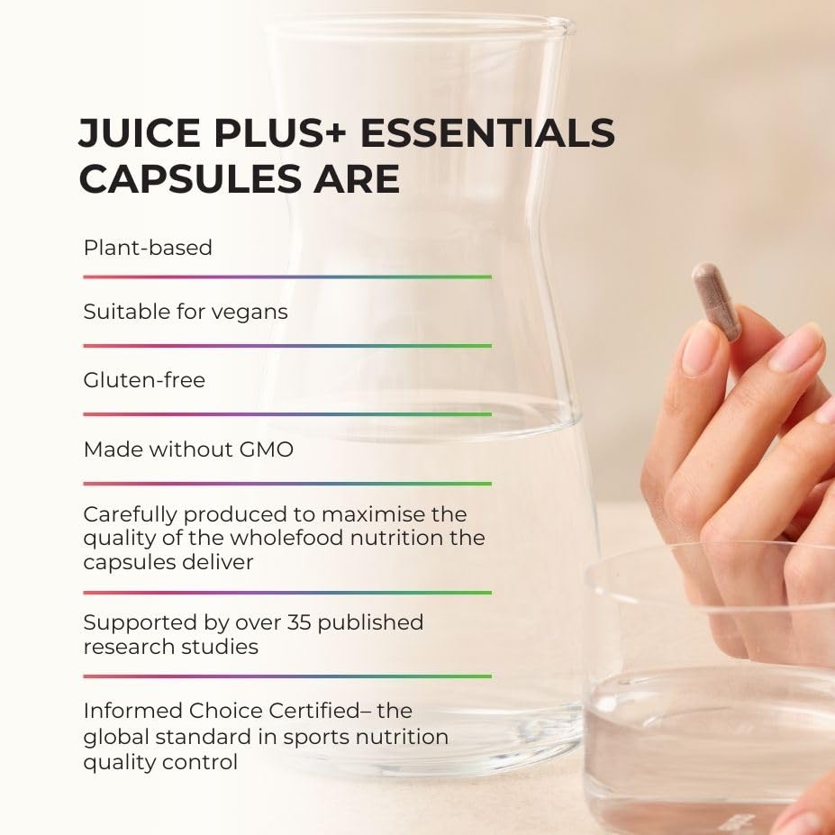 JuicePlus+ Berry Blend con saúco y acerola para respuestas naturales del cuerpo.
