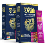 Juicy Mixes Muerte Líquida Frutos del Bosque Vivo, hidratación rápida para entrenamientos.