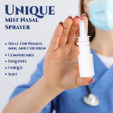 Botella nasal JULLY! de 20 ml con plástico de alta densidad, calidad farmacéutica.