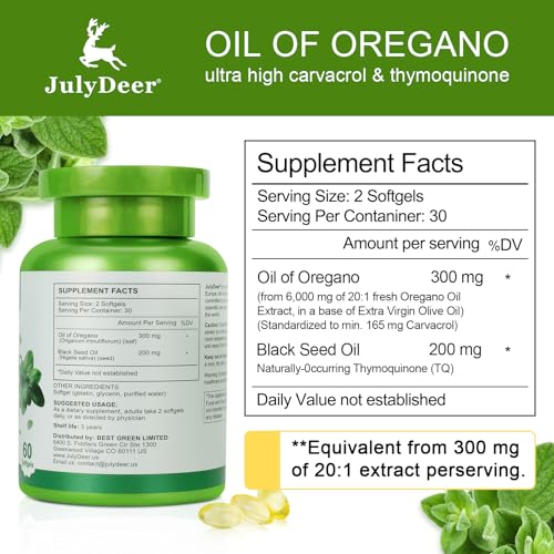 JulyDeer etiqueta de producto: información clara sobre ingredientes premium
