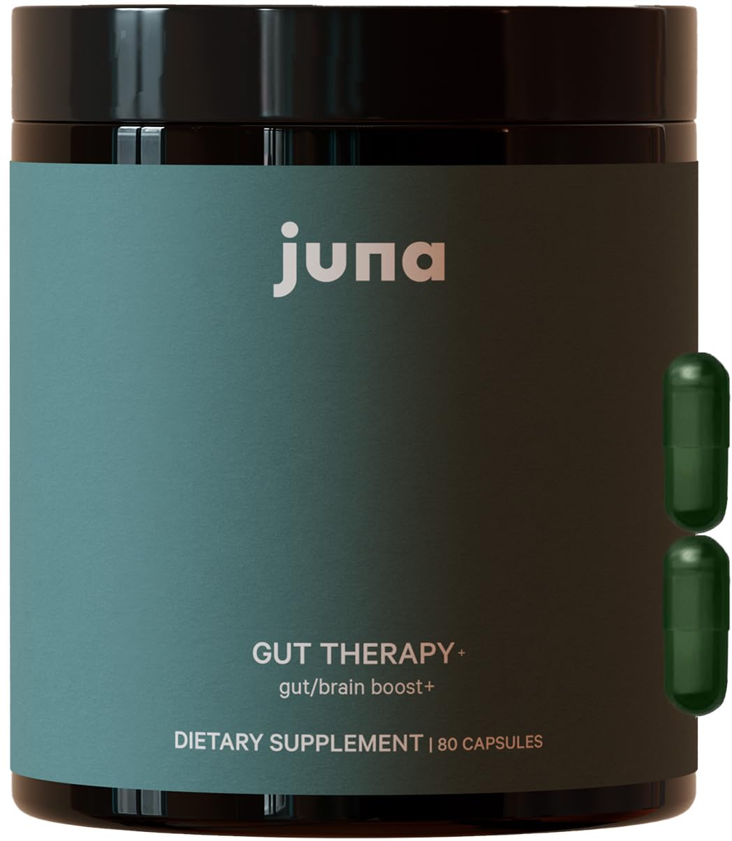 Juna Gut Therapy: bote con ingredientes visibles para la salud intestinal